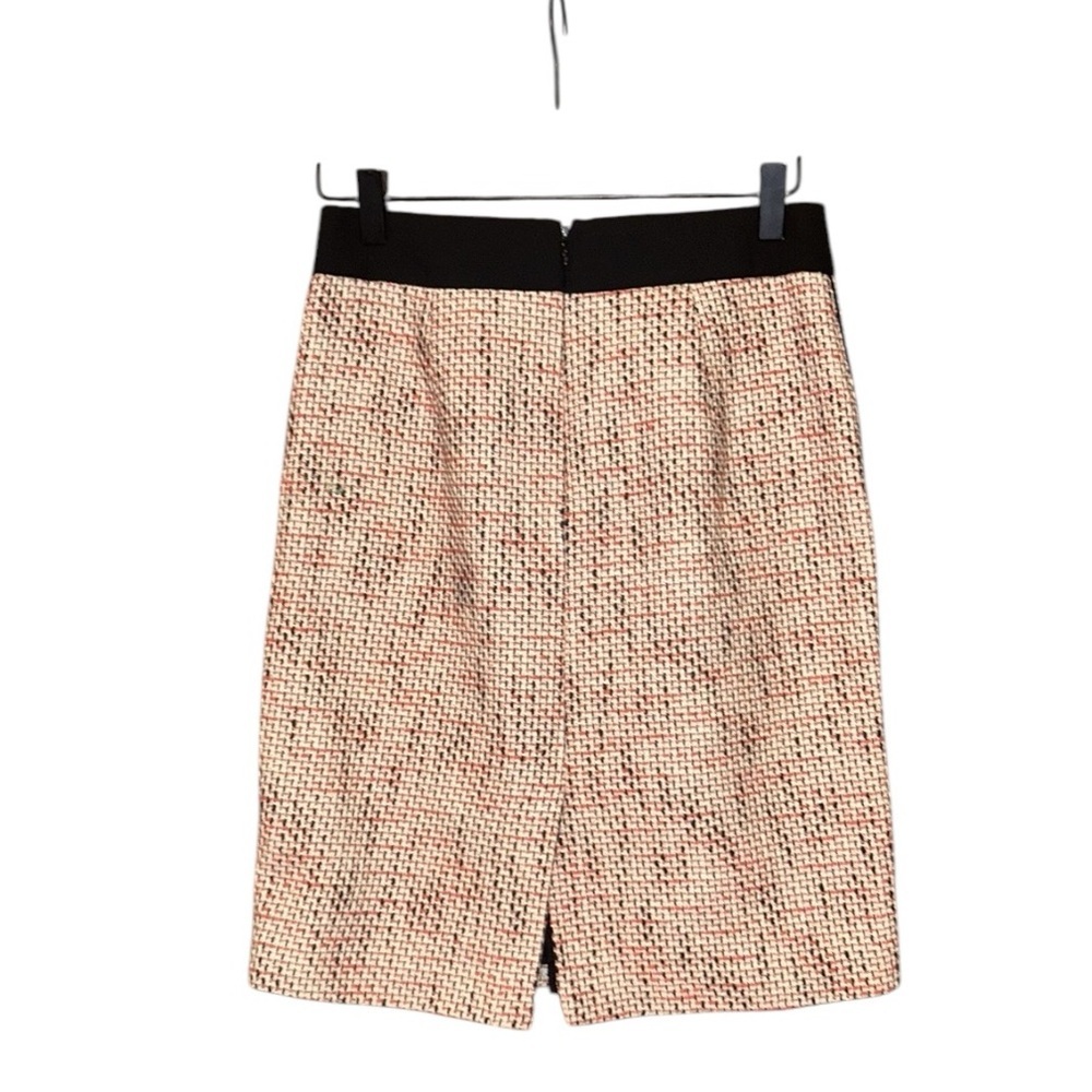 Talbots Woven Tweed Pencil Skirt in Blood Orange Size 0 Petite - Picture 5 of 9